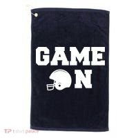 Game On Football Fan Helmet Golf Towel thumb 0