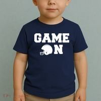 Game On Football Fan Helmet Toddler T-Shirt thumb 2