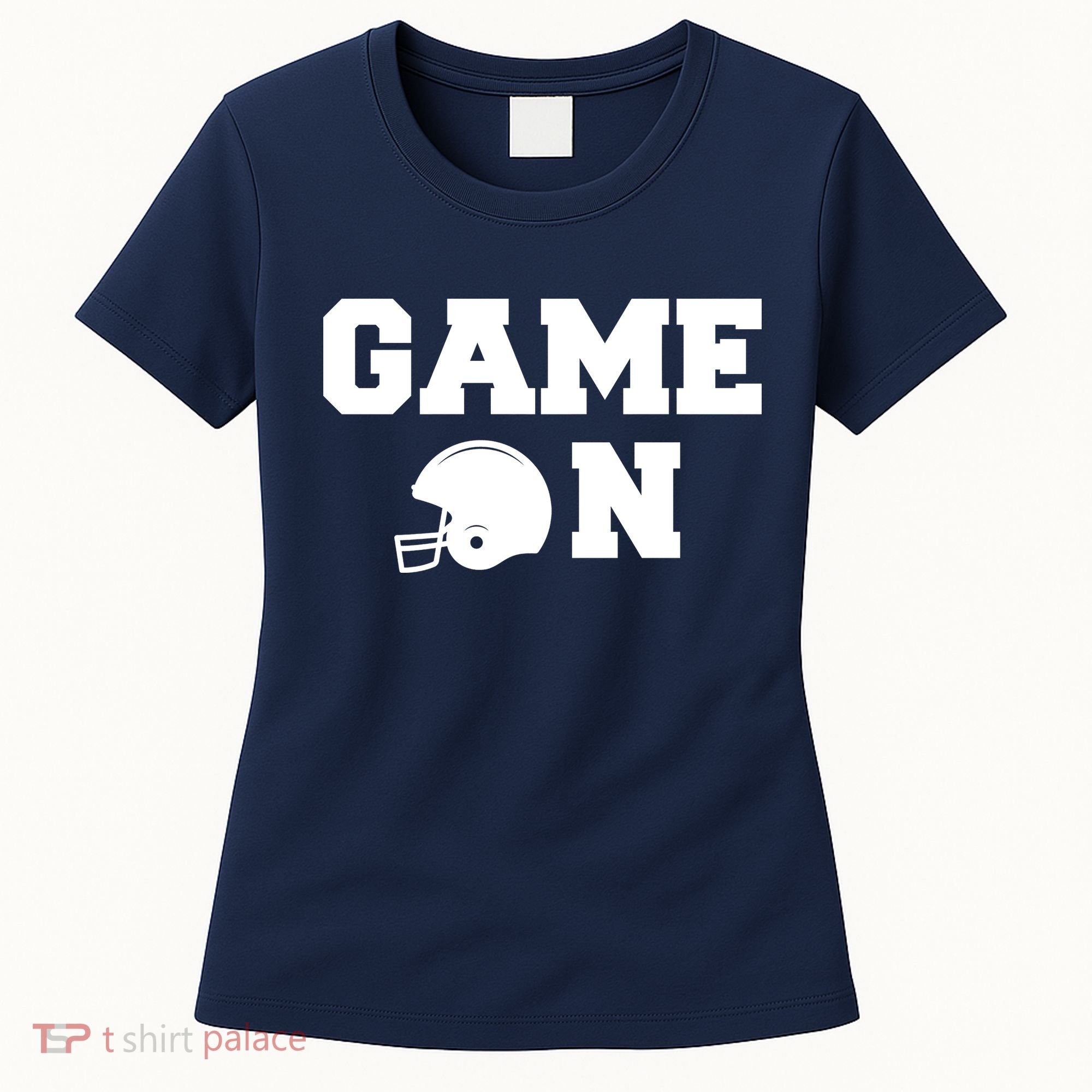 Game On Football Fan Helmet Women's T-Shirt