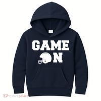 Game On Football Fan Helmet Kids Hoodie thumb 0