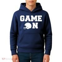 Game On Football Fan Helmet Kids Hoodie thumb 4