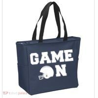 Game On Football Fan Helmet Tote Bag thumb 2