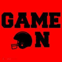 Game On Football Fan Helmet Santa Hat thumb 1