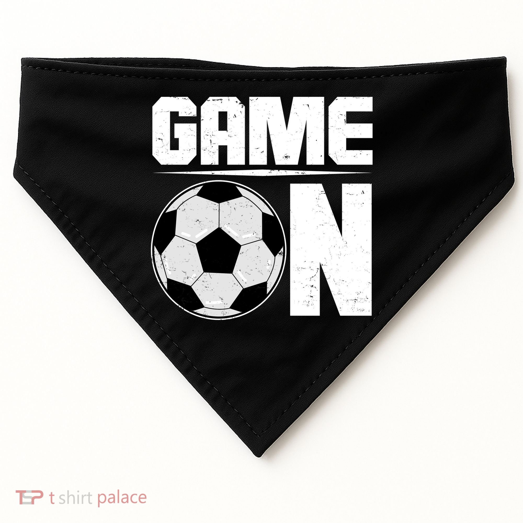 Game On Soccer Fan USA-Made Doggie Bandana