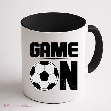 Game On Soccer Fan Coffee Mug back