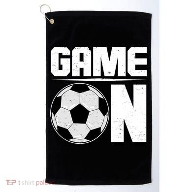 Game On Soccer Fan Golf Towel