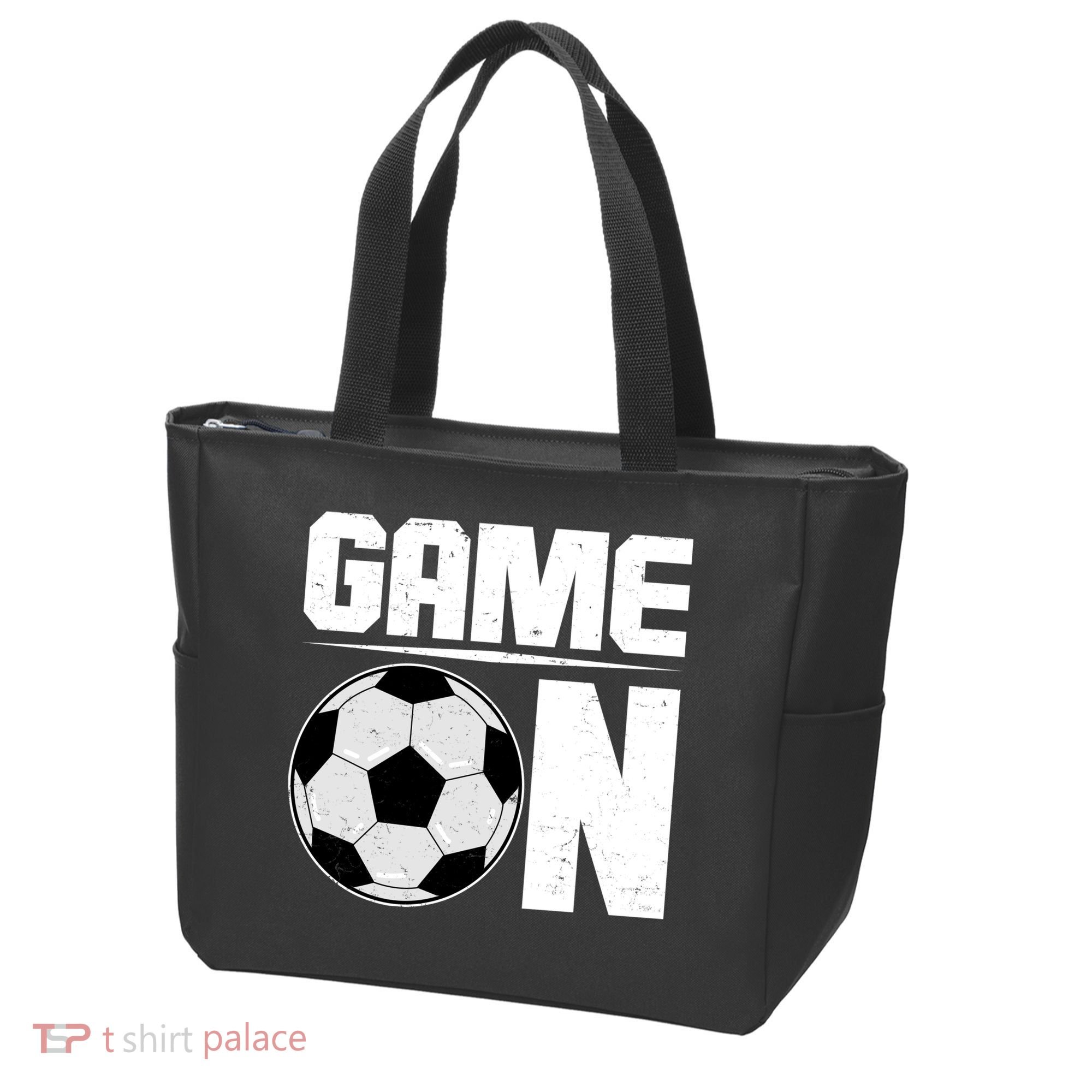 Game On Soccer Fan Tote Bag