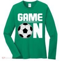 Game On Soccer Fan Women's Long Sleeve Shirt thumb 0