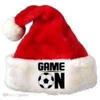 Game On Soccer Fan Santa Hat thumb 0