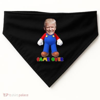 Game Over Donald J Trump USA-Made Doggie Bandana