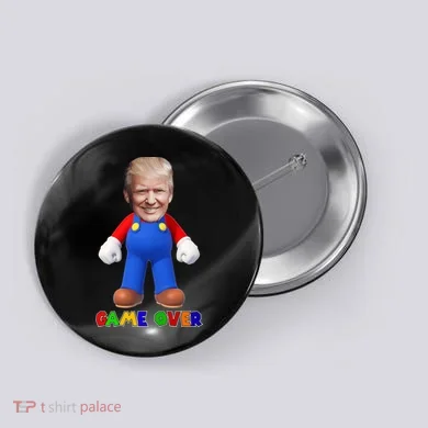 Game Over Donald J Trump Button