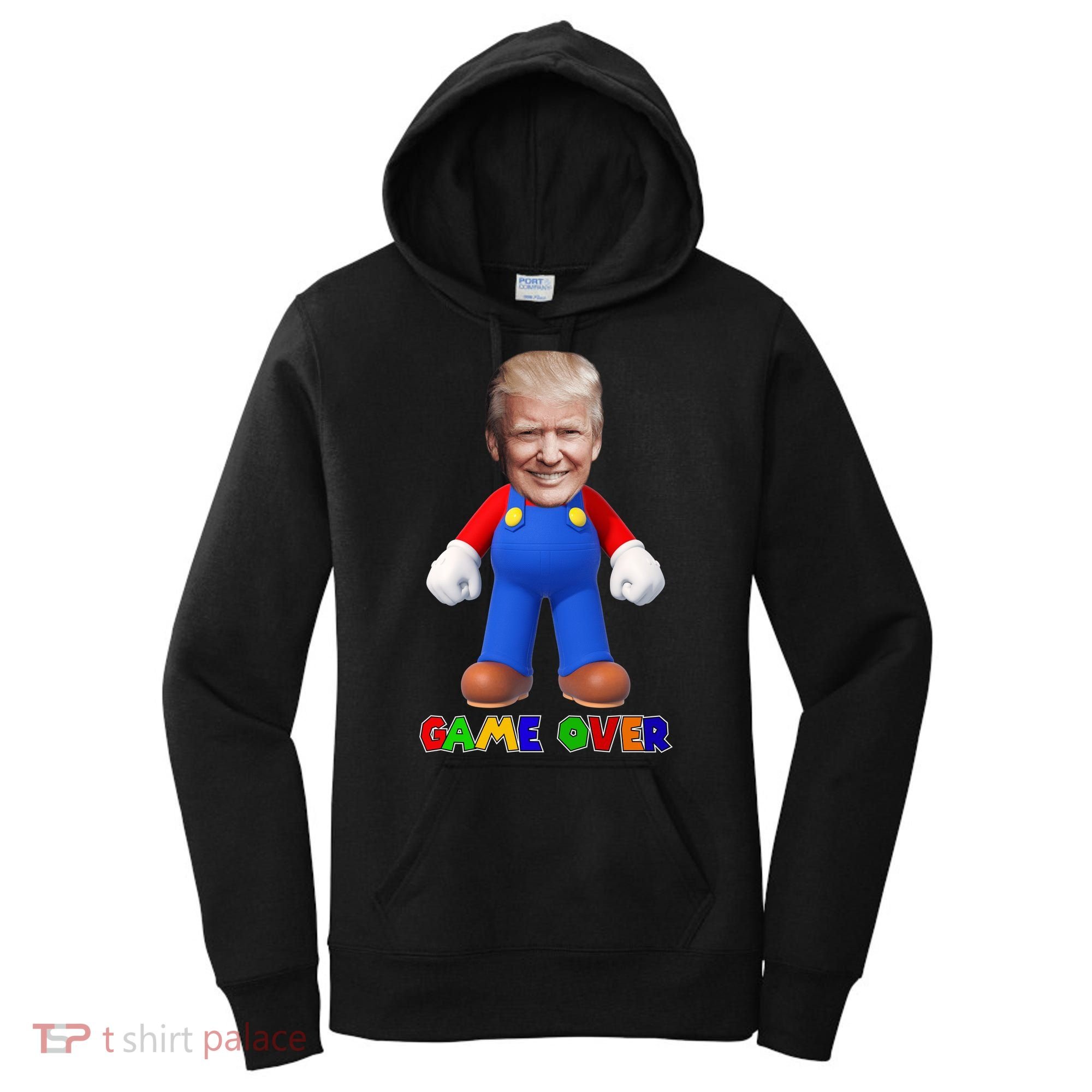 Game Over Donald J Trump Women's Hoodie