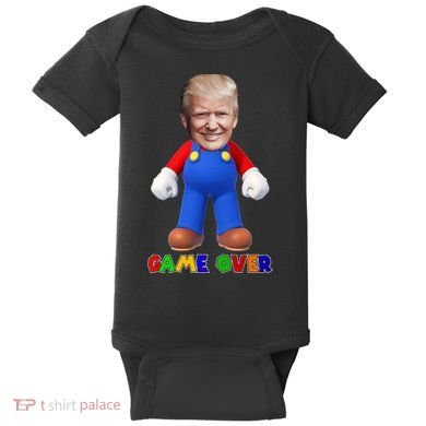 Game Over Donald J Trump Baby Bodysuit