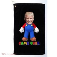 Game Over Donald J Trump Golf Towel thumb 0