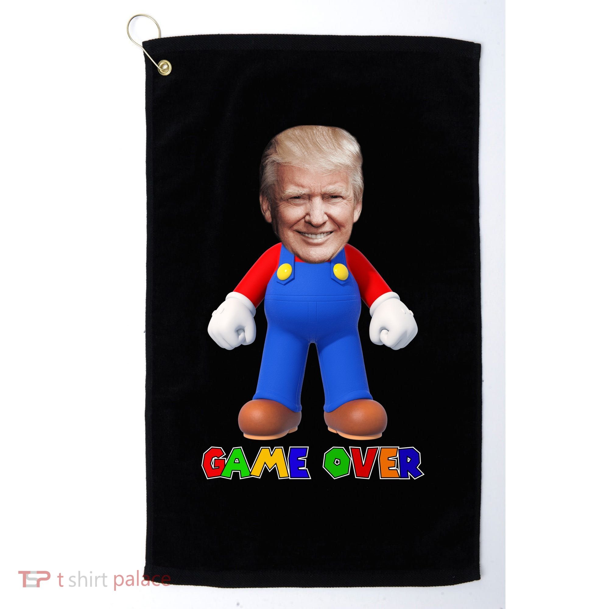 Game Over Donald J Trump Golf Towel
