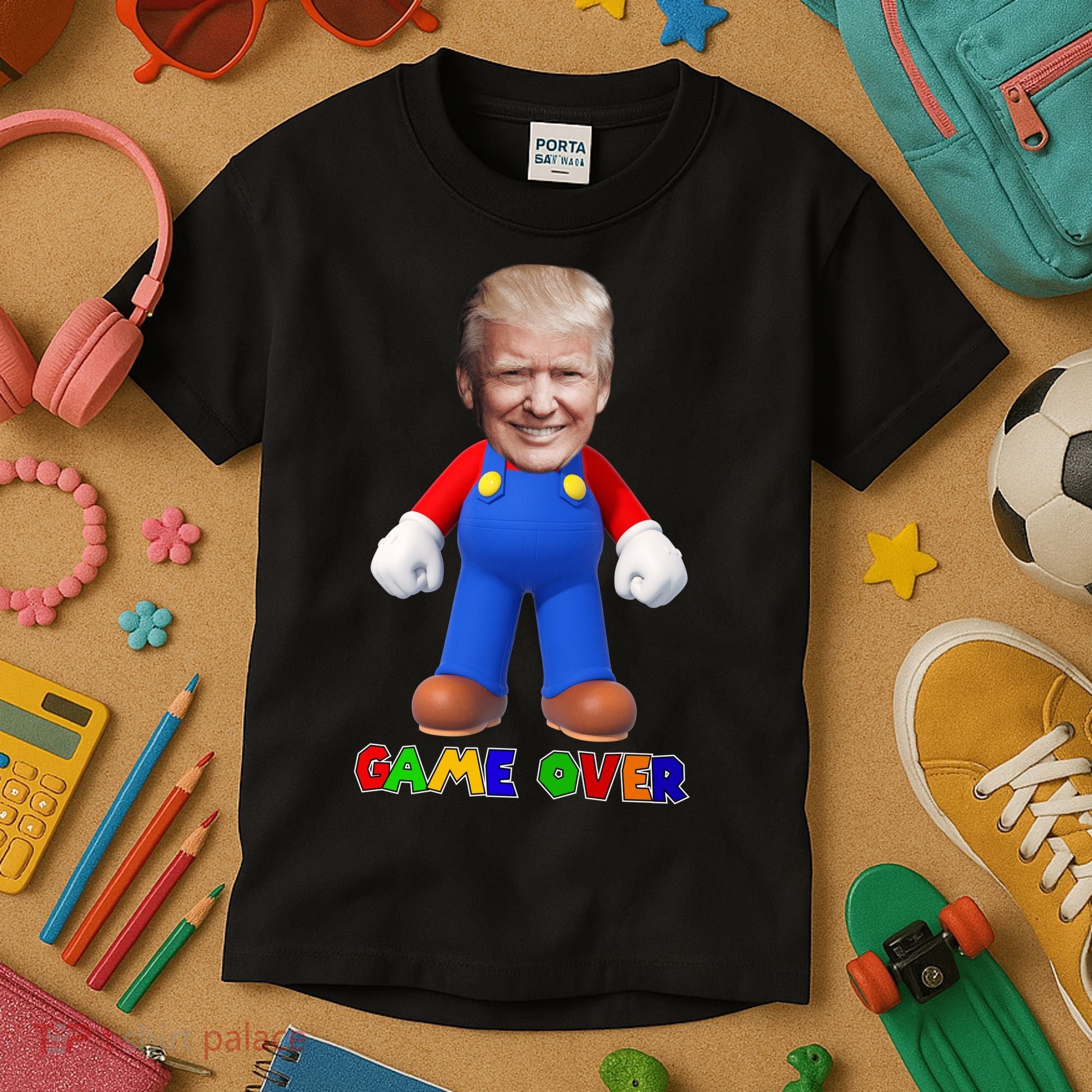 Game Over Donald J Trump Kids T-Shirt
