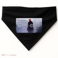 Game Over Donald J Trump No Collusion  USA-Made Doggie Bandana thumb 0