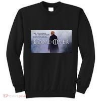 Game Over Donald J Trump No Collusion  Sweatshirt thumb 0