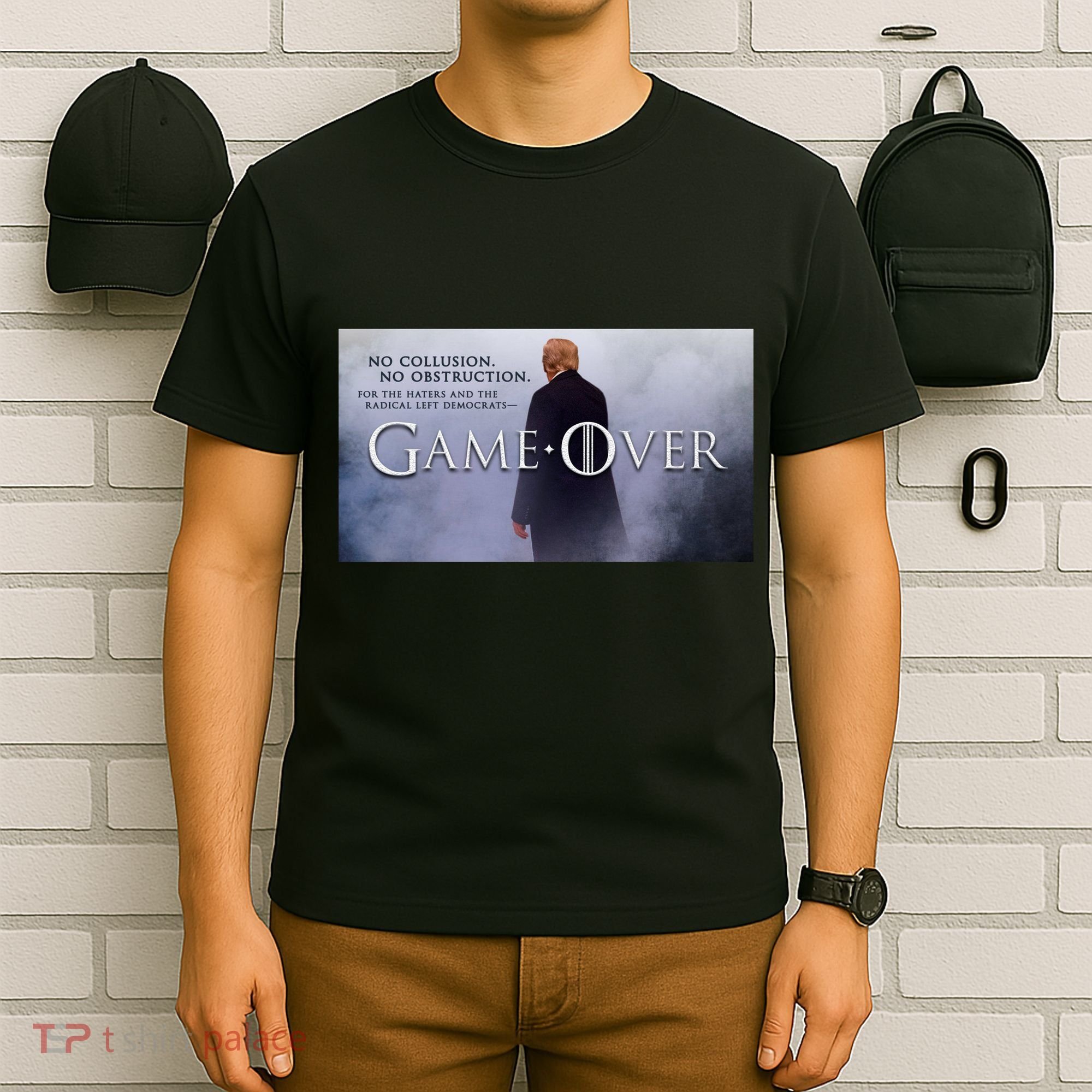 Game Over Donald J Trump No Collusion  T-Shirt