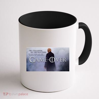 Game Over Donald J Trump No Collusion  Coffee Mug back