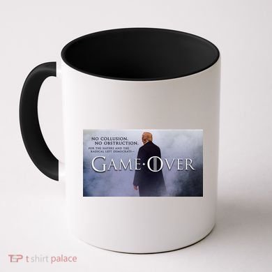 Game Over Donald J Trump No Collusion  Coffee Mug