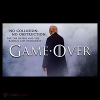 Game Over Donald J Trump No Collusion  Ornament thumb 1