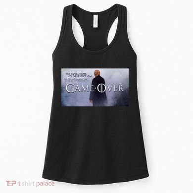 Game Over Donald J Trump No Collusion  Women's Tank Top