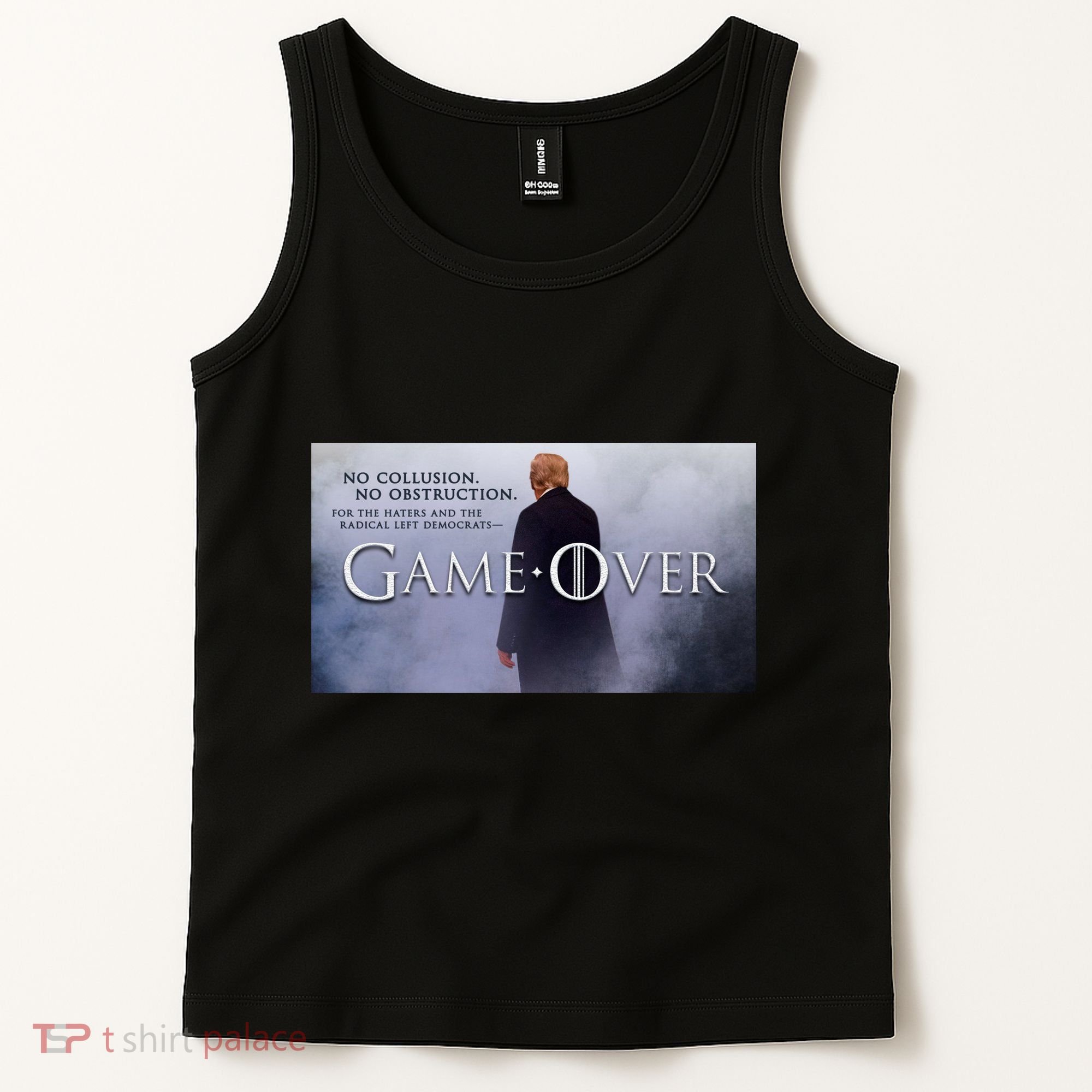 Game Over Donald J Trump No Collusion  Tank Top