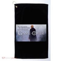 Game Over Donald J Trump No Collusion  Golf Towel thumb 0