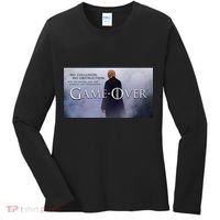 Game Over Donald J Trump No Collusion  Women's Long Sleeve Shirt thumb 0