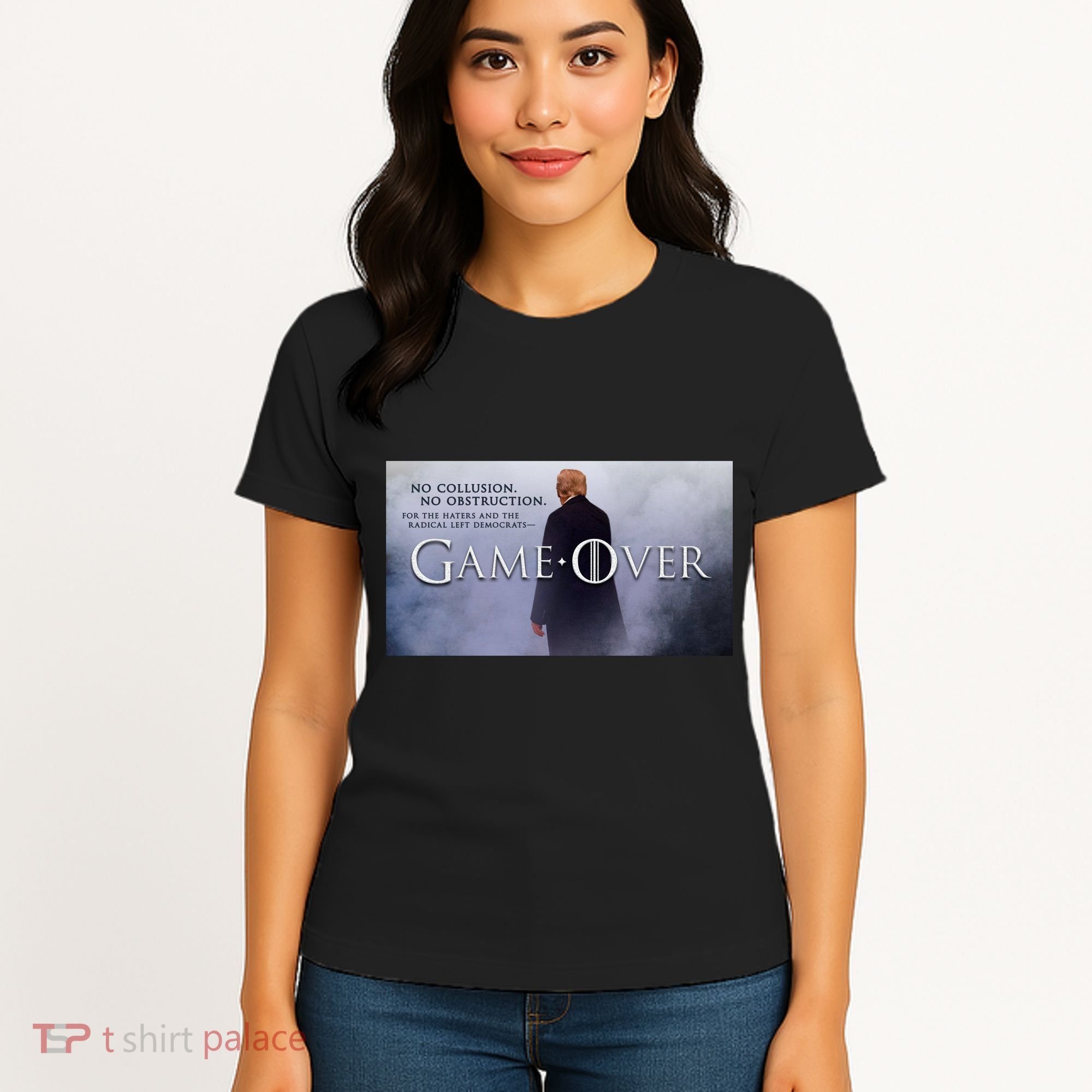 Game Over Donald J Trump No Collusion  Women's T-Shirt