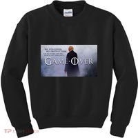 Game Over Donald J Trump No Collusion  Kids Sweatshirt thumb 0