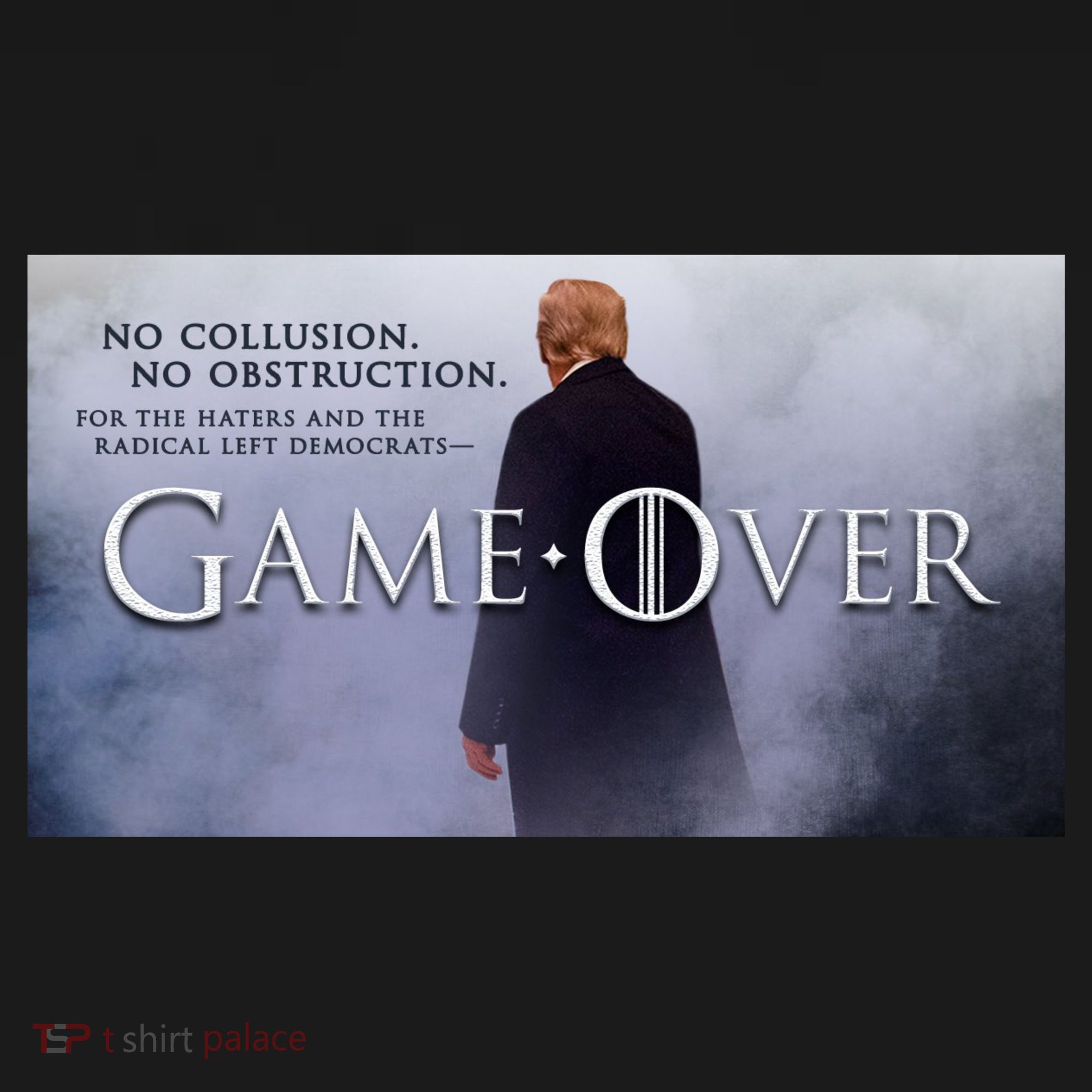 Game Over Donald J Trump No Collusion  Kids Sweatshirt