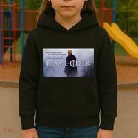Game Over Donald J Trump No Collusion  Kids Hoodie thumb 3