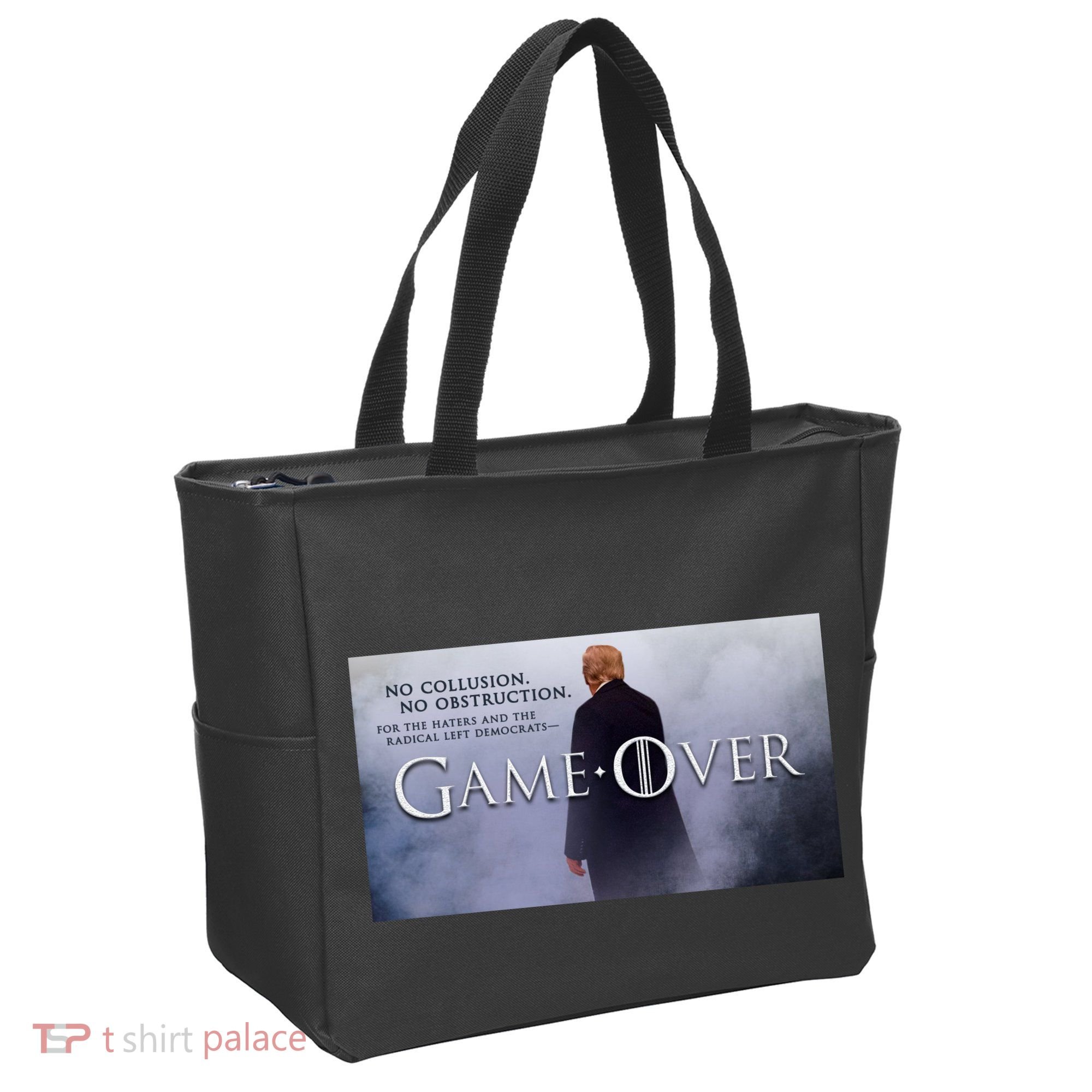 Game Over Donald J Trump No Collusion  Tote Bag