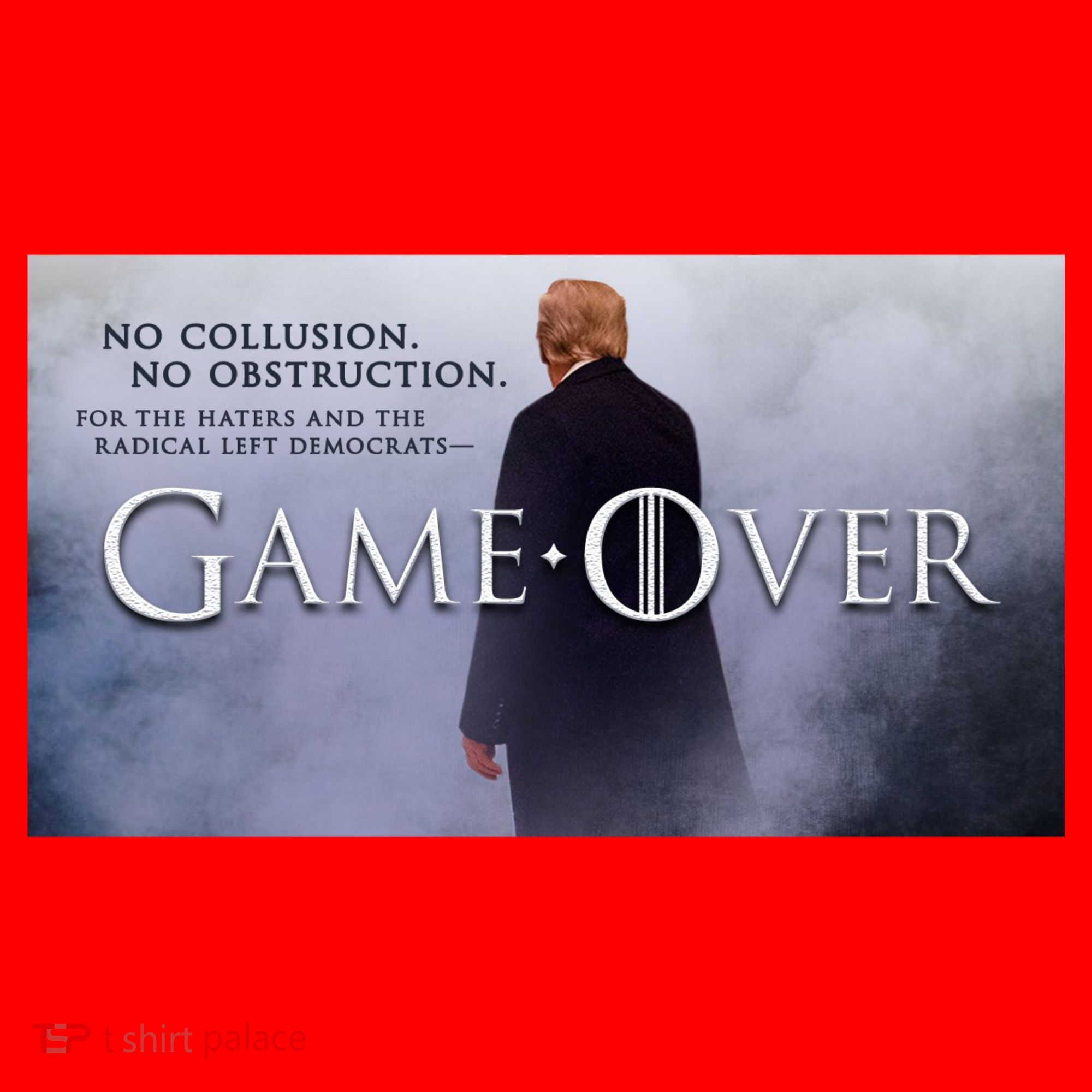 Game Over Donald J Trump No Collusion  Santa Hat
