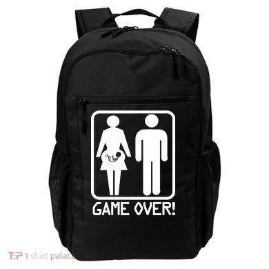 Game Over Pregnant Funny Backpack