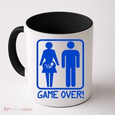 Game Over Pregnant Funny Coffee Mug