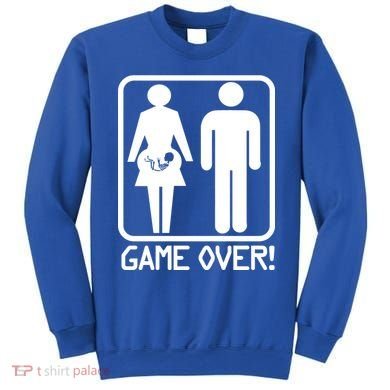 Game Over Pregnant Funny Sweatshirt