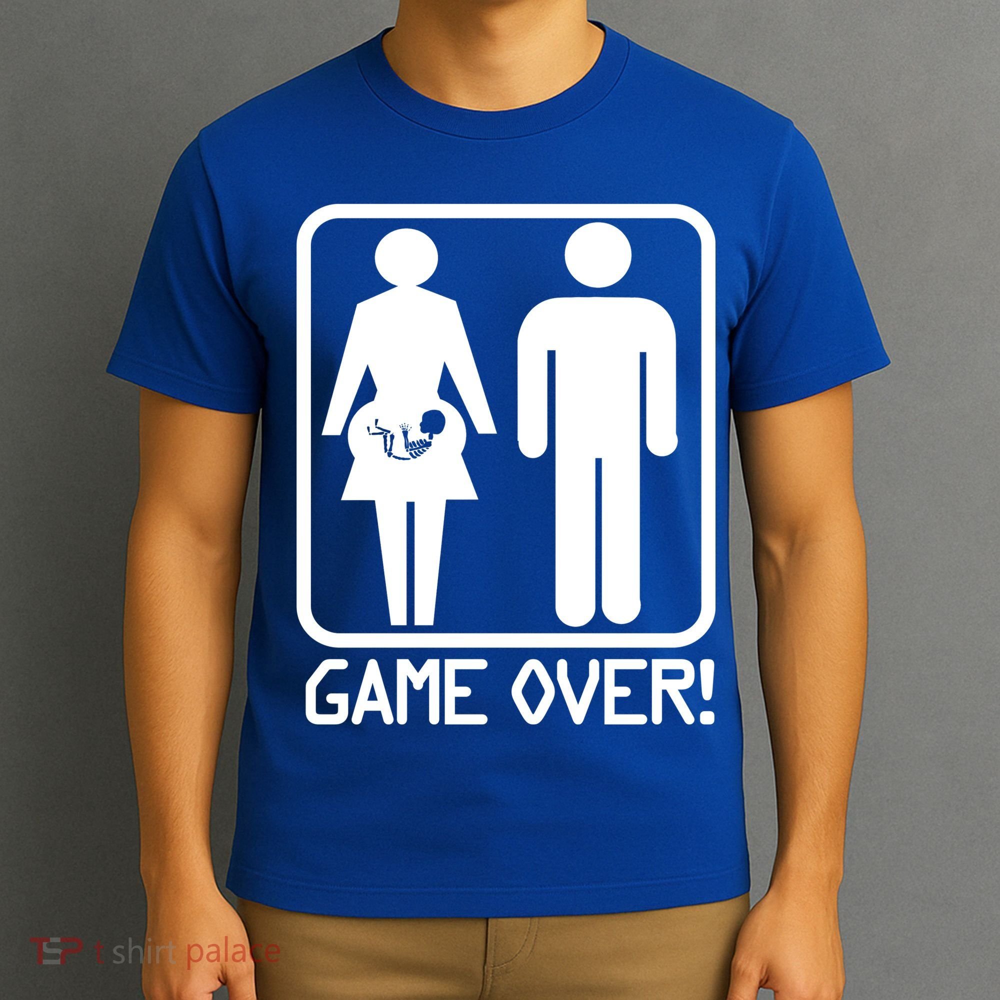 Game Over Pregnant Funny T-Shirt
