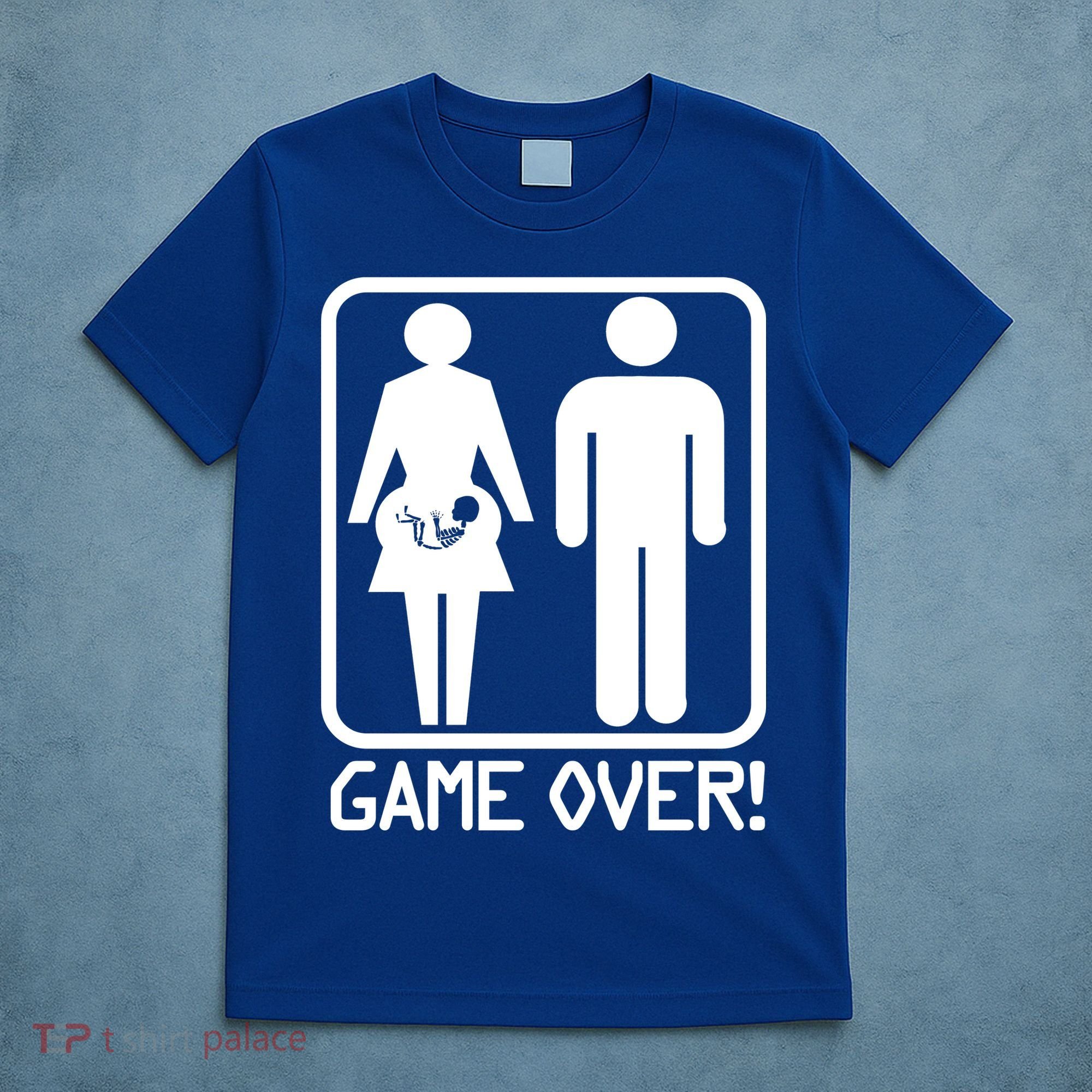 Game Over Pregnant Funny T-Shirt