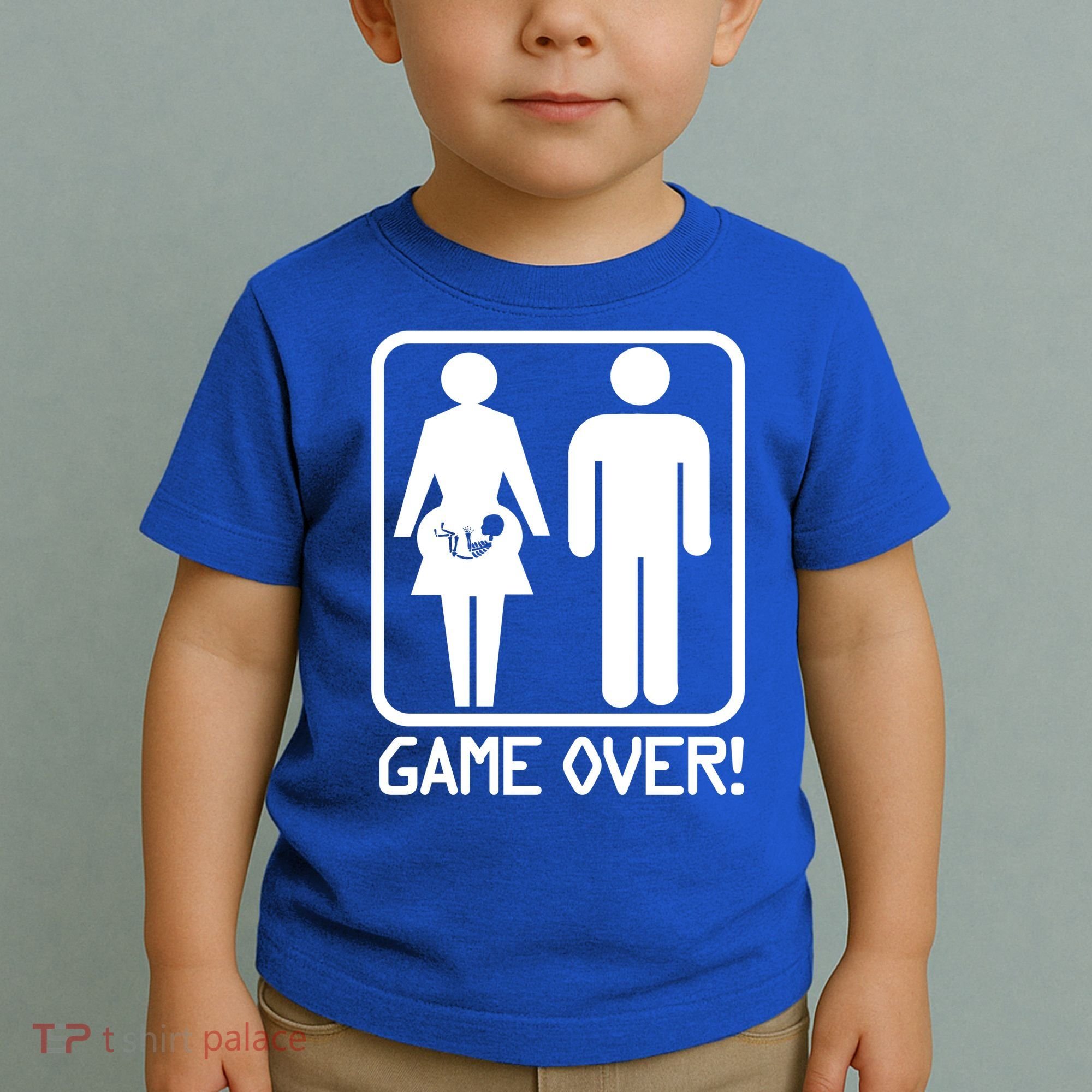 Game Over Pregnant Funny Toddler T-Shirt