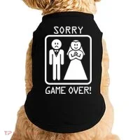 Game Over Sorry Gamer Doggie Tank thumb 0