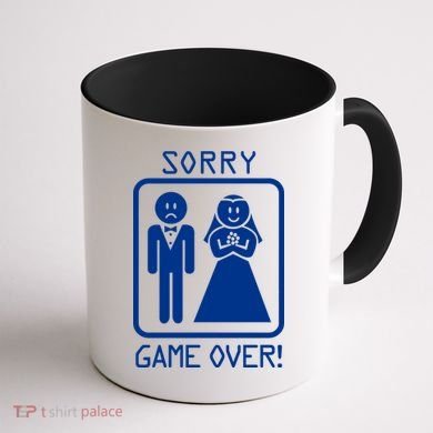 Game Over Sorry Gamer Coffee Mug back