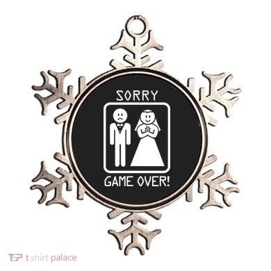 Game Over Sorry Gamer Ornament