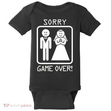 Game Over Sorry Gamer Baby Bodysuit