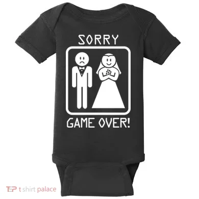 Game Over Sorry Gamer Baby Bodysuit
