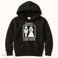 Game Over Sorry Gamer Kids Hoodie thumb 0