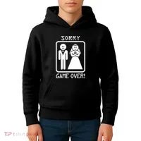 Game Over Sorry Gamer Kids Hoodie thumb 4