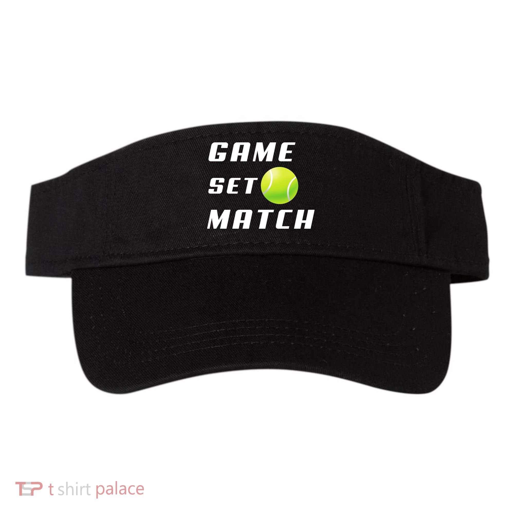 Game Set Match Tennis Visor